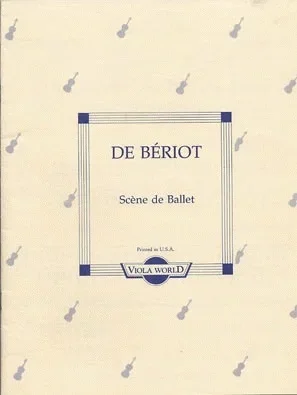DeBeriot (Arnold): Scene de Ballet