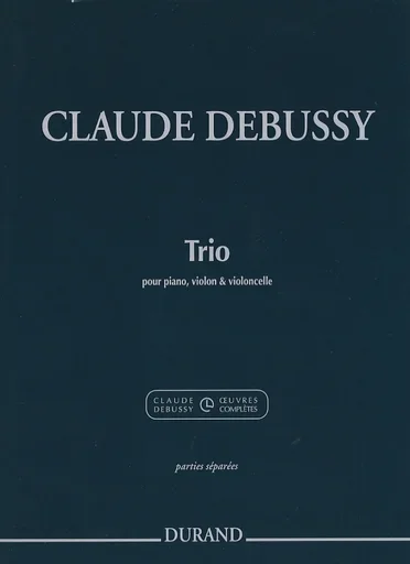 Debussy, C. (Lemaitre, ed.): Piano Trio in G Major (violin, cello, and piano)