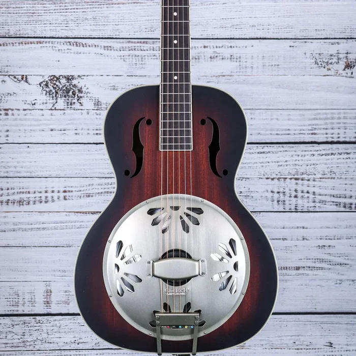 *DEMO* Gretsch Alligator Biscuit Round Neck Resonator | 2 Color Sunburst