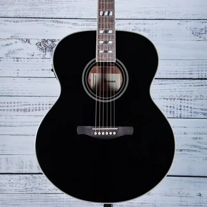 *DEMO* Ibanez AJ70M1E Acoustic Guitar | Black High Gloss
