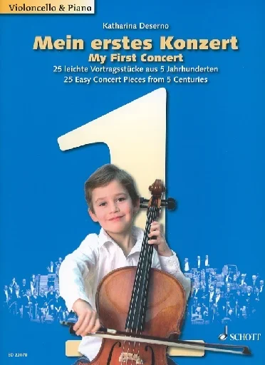 Deserno, Katharina: My First Concert – 25 Easy Concert Pieces from 5 Centuries (cello & piano)