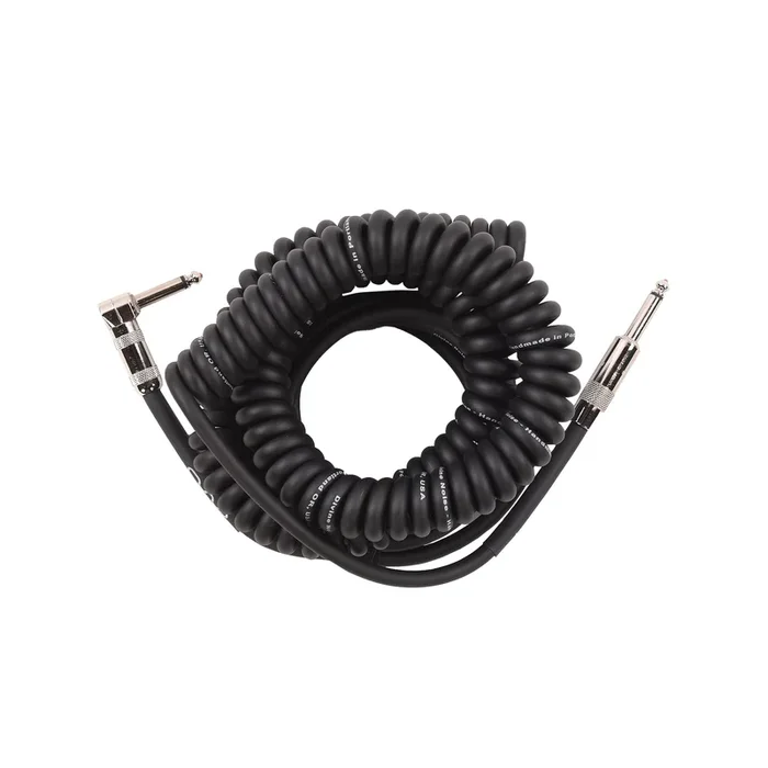 Divine Noise 50/50 Curly Cable Black 30′ Straight/Right