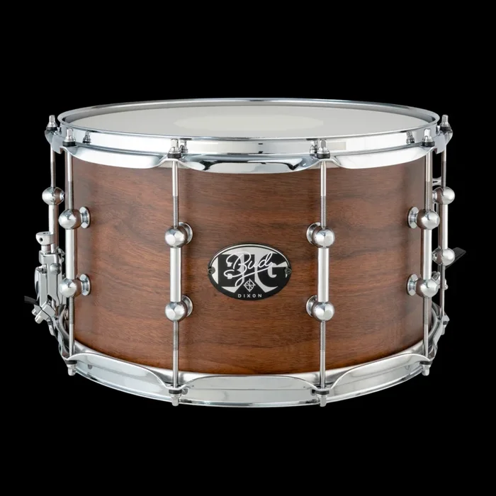 Dixon Artisan 8×14 Bissonette Walnut ‘Big Bud’ Snare – Walnut