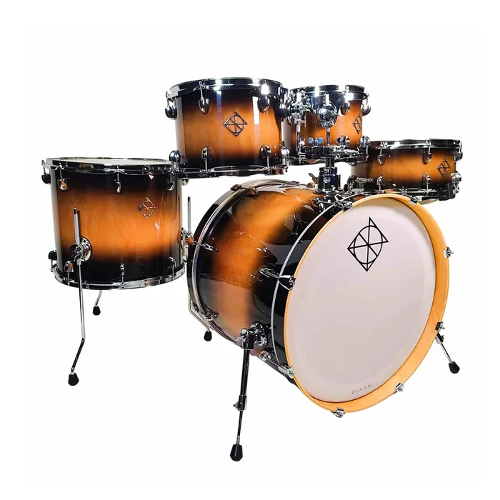 Dixon Fuse Maple Wood Series 5 Pc Shell Pack – Gloss Brown Burst