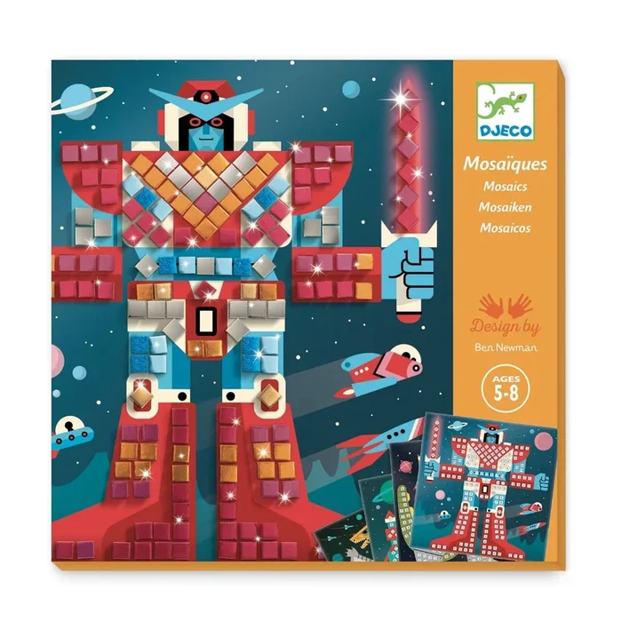 Djeco space battle mosaic kit