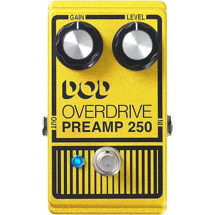 DOD Overdrive Preamp 250 Distrotion and Boost Pedal – True Bypass and 9V