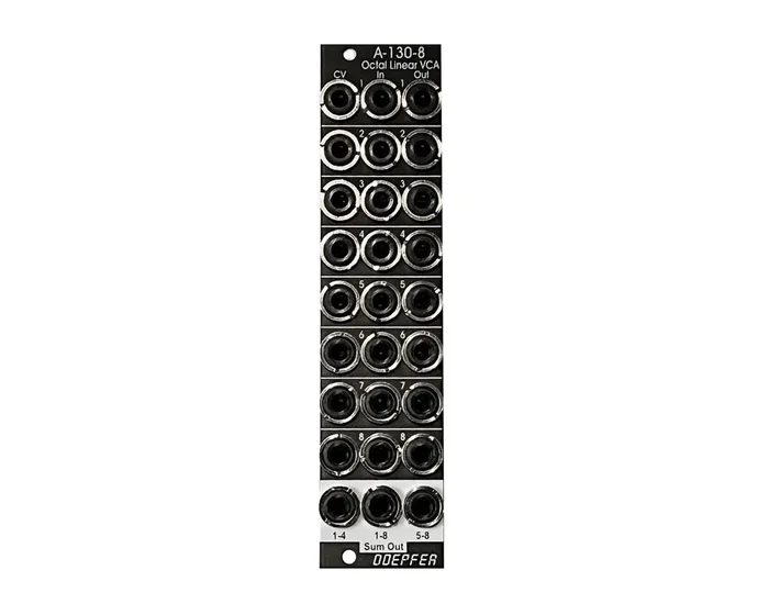 Doepfer A-130-8v Octal Linear VCA vintage edition