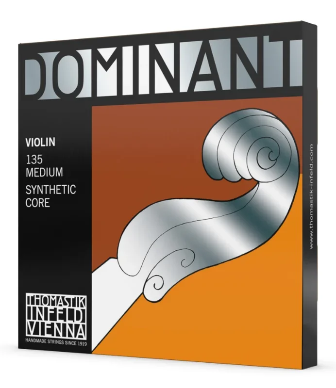 Dominant violin set aluminum ball E, aluminum D medium