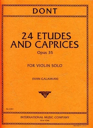 Dont, Jakob (Galamian): Etudes & Caprices, Op.35 (violin) IMC