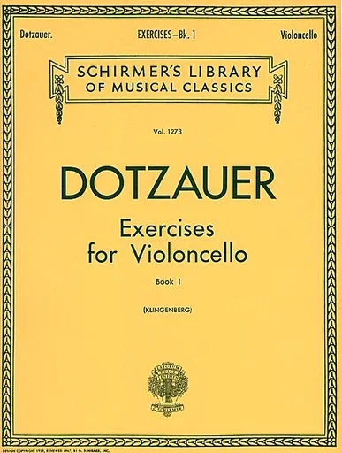 Dotzauer, F. (Klingenberg): Excercies Book 1 (cello)