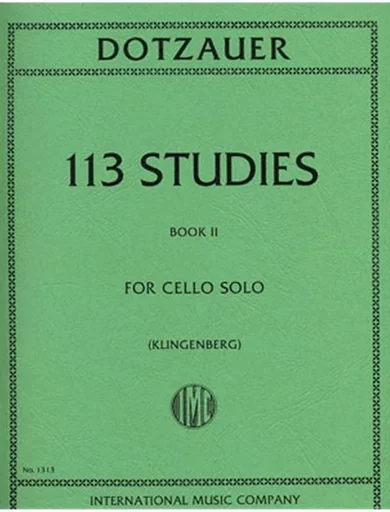 Dotzauer (Klingenberg): 113 Studies Vol.2 (cello)