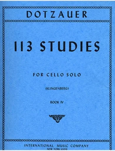 Dotzauer (Klingenberg): 113 Studies Vol.4 (cello)