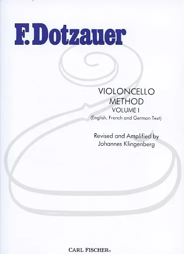 Dotzauer (Klingenberg): Violoncello Method, Vol.1 (cello) Carl Fischer