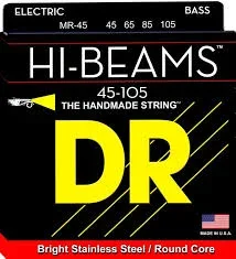 DR Strings MR-45 Hi-Beam Stainless Steel Medium Bass Strings