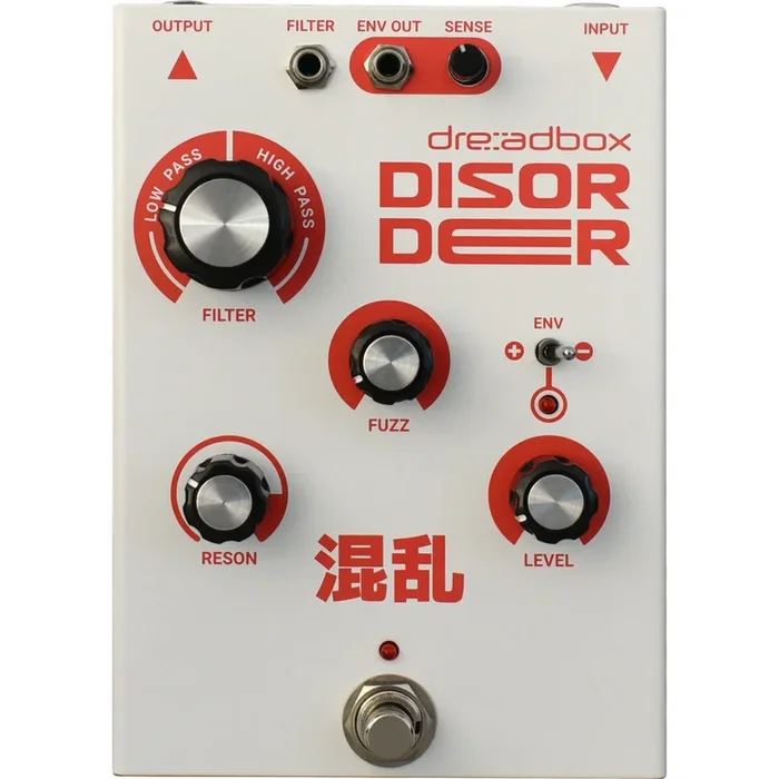 Dreadbox Disorder Fuzz Effects Pedal with Self-Oscillating Filter