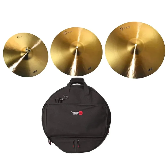 Dream 14/18/20″ Dream Contact Cymbal Set (w/Gator 22″ Backpack Cymbal Bag)