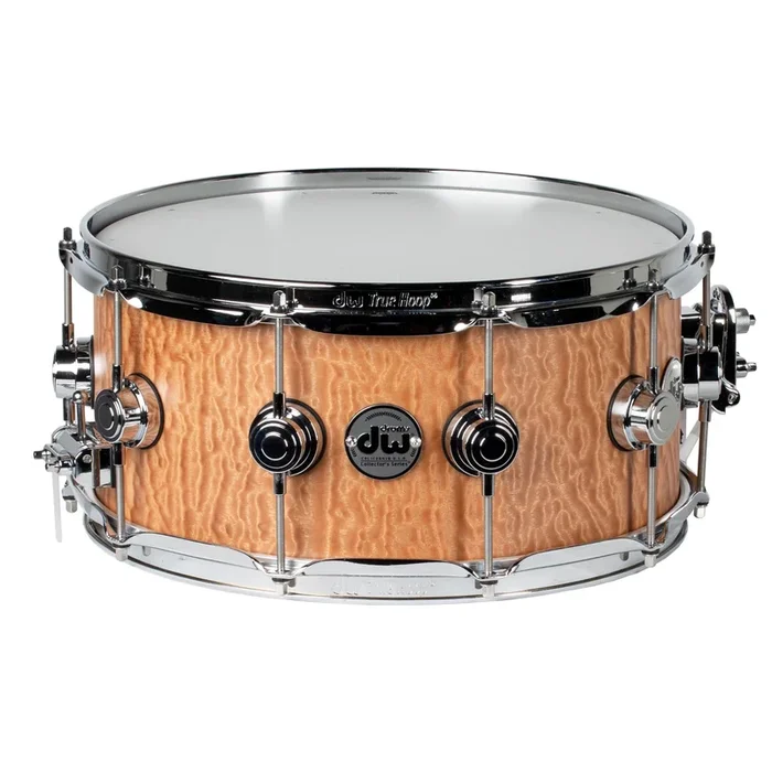 Drum Workshop Collectors 6.5×14 Private Reserve Snare – Satin Natural Moabi