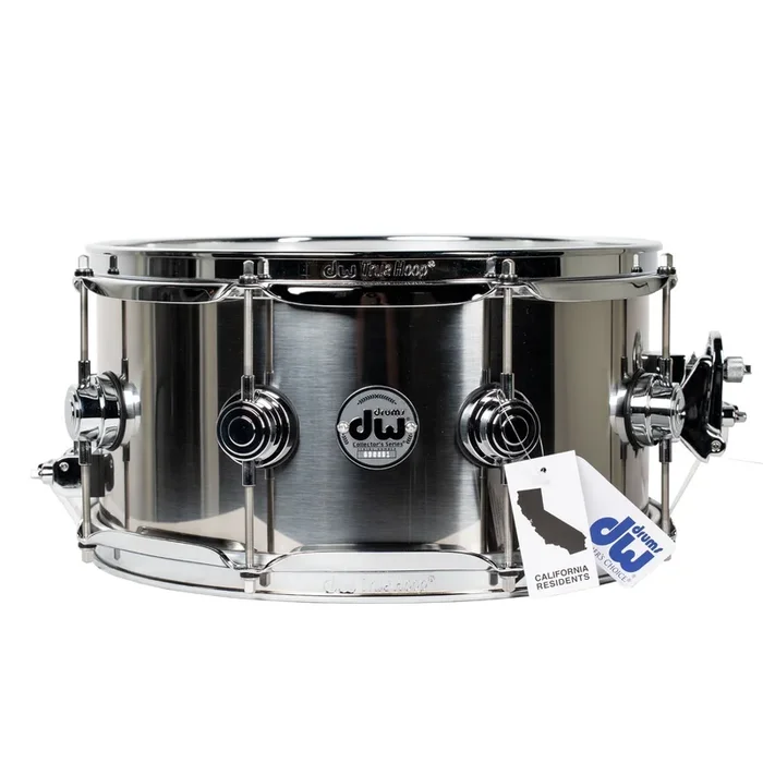 Drum Workshop Collectors Series 6.5×13 Snare Drum – Stainless Steel