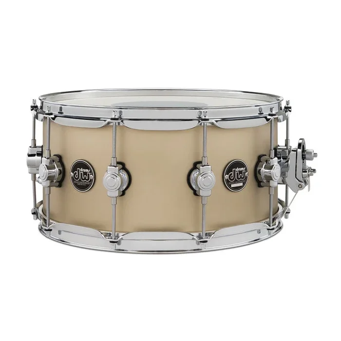 Drum Workshop DRPT6514SSGT 6.5×14 Snare Drum – Hard Satin Gold Mist