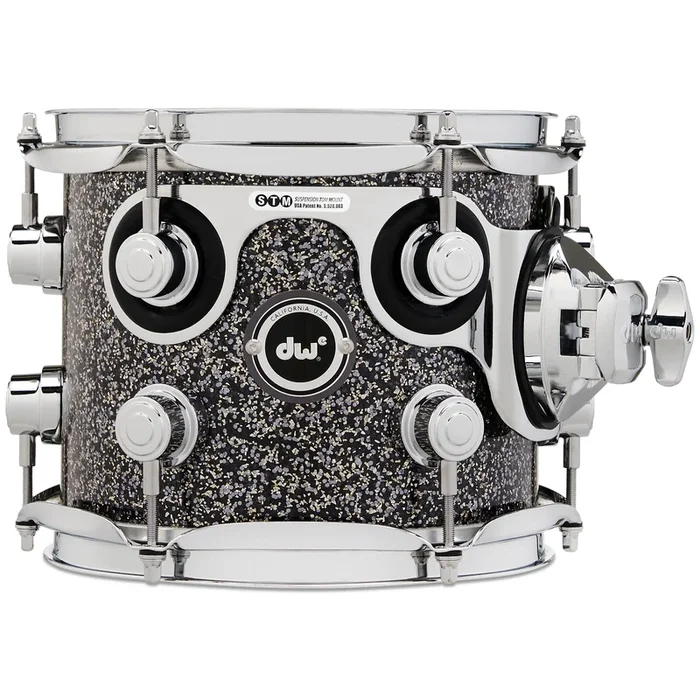 Drum Workshop DWe Rack Tom 7×8″ – Black Galaxy