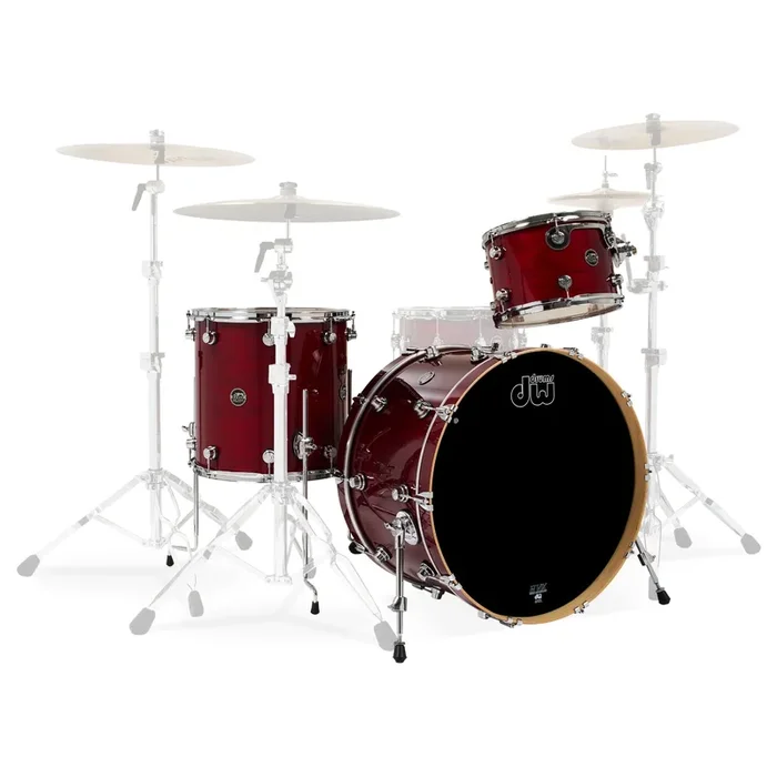 Drum Workshop Performance Series 3-Piece Shell Kit – Cherry Stain