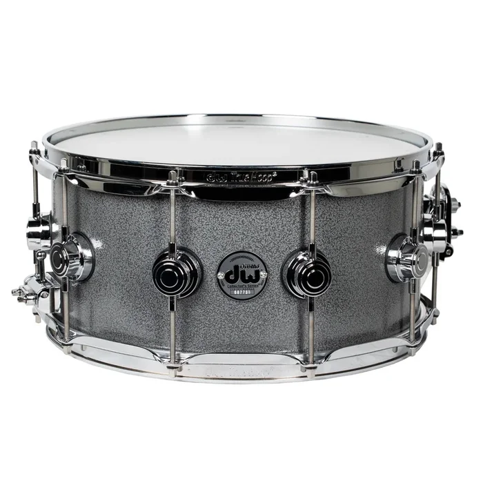 Drum Workshop Prototype 3mm Brass 6.5×14 Snare – Grey