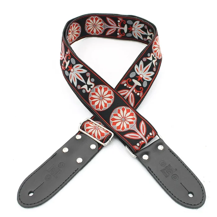 DSL JAC20-FAIR-RED Strap 2″ Jacquard Weave Fair Red