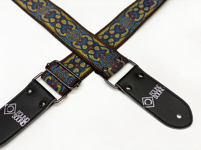 DSL Jacquard Weave TAD-Yellow Guitar Strap