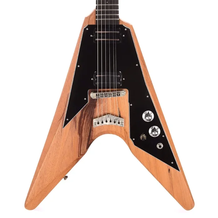Dunable Asteroid Honduran Mahogany Natural w/Baphomet Bridge & Bigfoot Neck Pickup