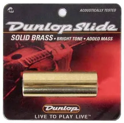 Dunlop 222 Brass Slide, Medium Wall Thickness, Medium