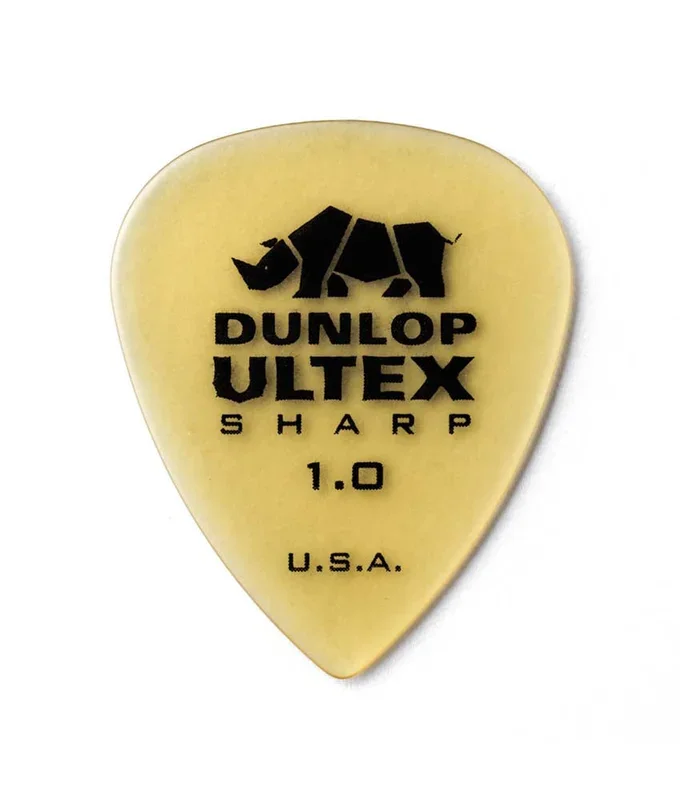 Dunlop 433P100 Ultex Sharp 1.00mm Guitar Picks – 6 Pack