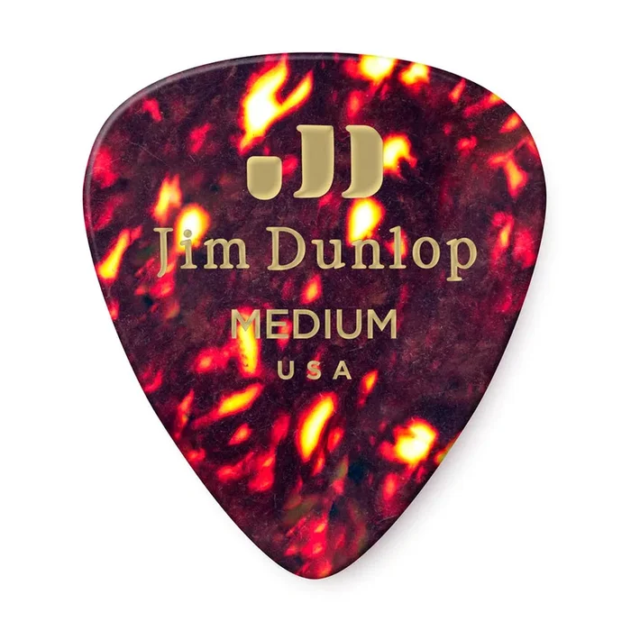 Dunlop Celluloid Shell Picks 12pk – Medium