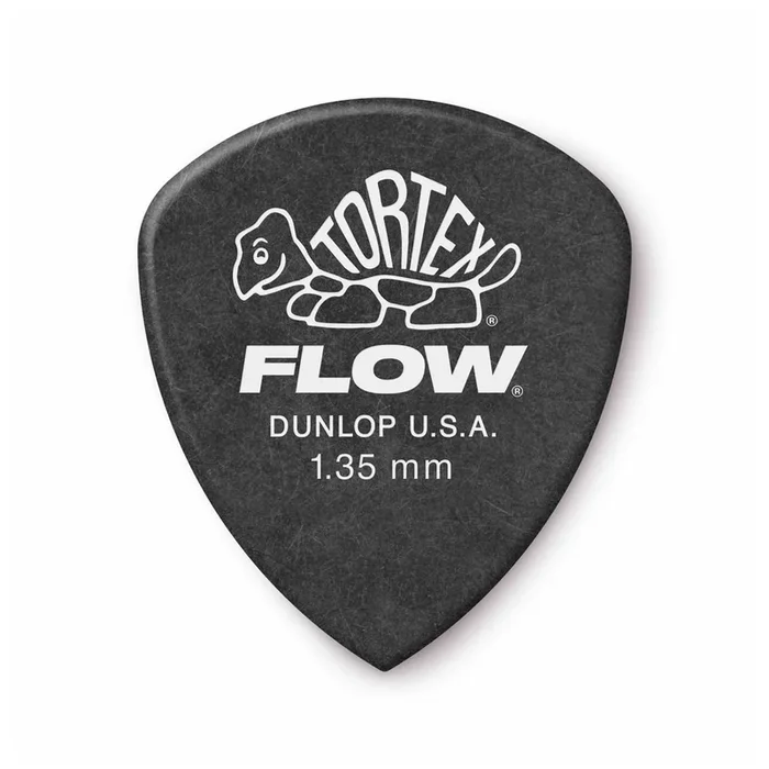 Dunlop Tortex Flow 1.35 mm Guitar Picks 2 Pack (24) Bundle