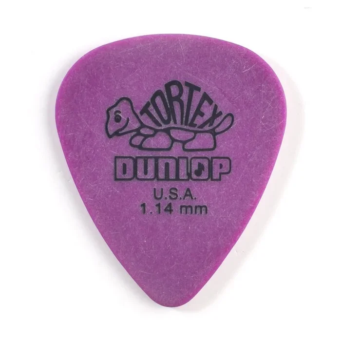 Dunlop Tortex Standard 1.14mm Purple Guitar Pick – 12 Pack