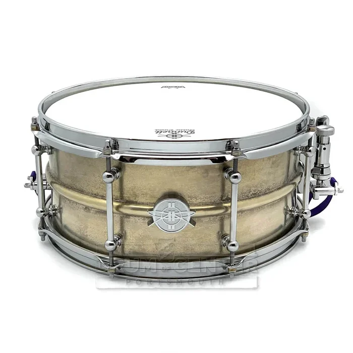 Dunnett Classic 2N Brass Snare Drum Antique Pewter 14×6.5