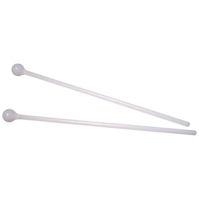 Duplex 1740R Nylon Bell Lyra Mallets, Pair, White