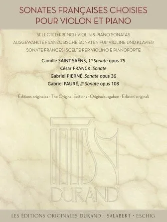 Durand: Sonates Françaises Choisies (violin and piano) Durand