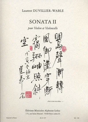 Duvillier-Wable L.: Sonata II for Violin & Cello
