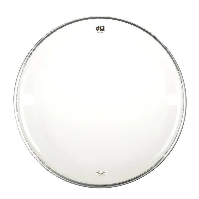 DW 12″ Coated Clear Drumhead