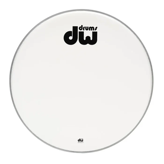 DW 22″ Coated Logo Bass Drumhead