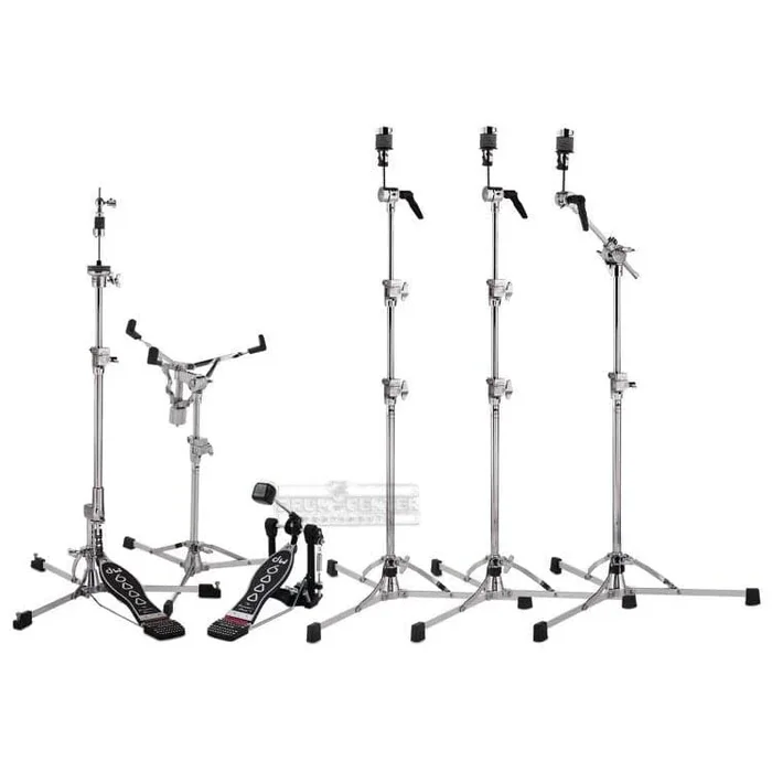 DW 6000 Series Hardware Pack with 3 Cymbal Stands & Strap Drive Pedal