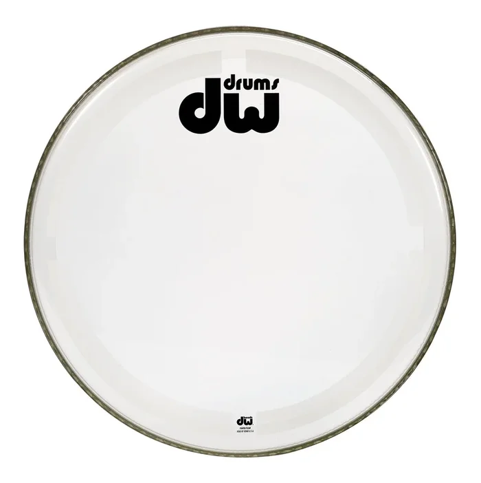 DW Coated Clear Bass Drumhead 24″