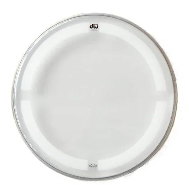 DW Coated Clear Drumhead 18″