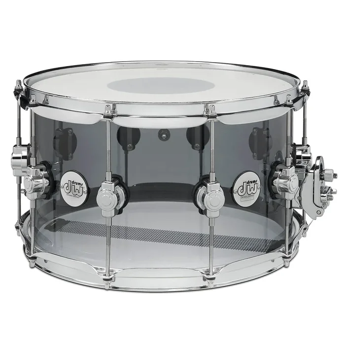 DW Design Acrylic Snare Drum 14×8 Smoke