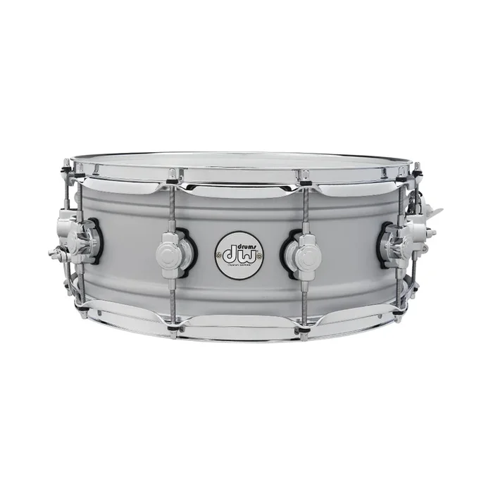 DW Design Series Matte Aluminium Snare – 14″x5.5″