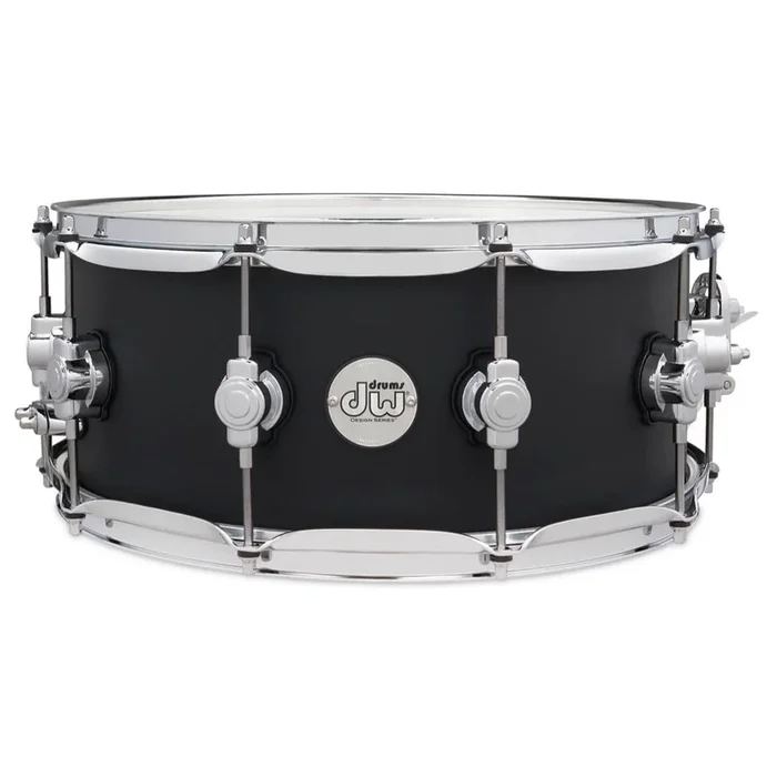 DW Design Snare Drum 14×6 Black Satin