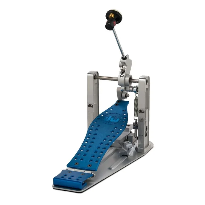 DW DWCPMDDBL MFG Series Machined Direct Drive Single Pedal w/ Bag, Blue Edition