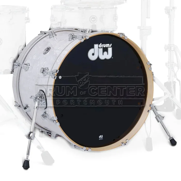 DW DWe Electronic/Acoustic Bass Drum 20×14 White Marine Pearl
