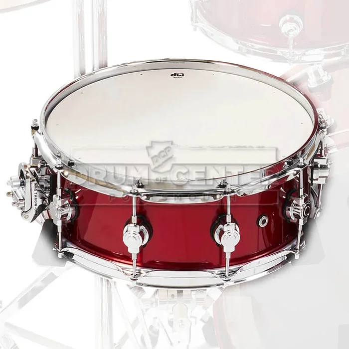 DW DWe Electronic/Acoustic Snare Drum 14×5 Black Cherry Metallic