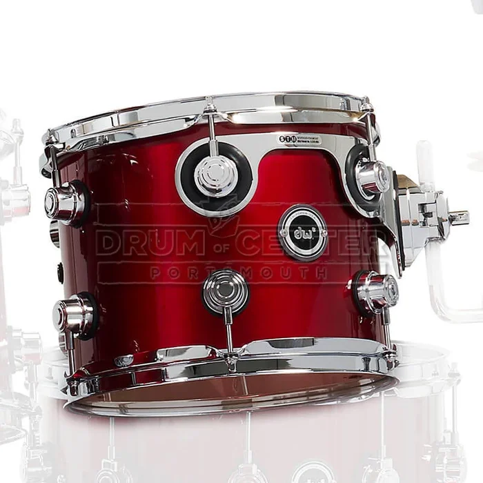 DW DWe Electronic/Acoustic Tom 8×7 Black Cherry Metallic